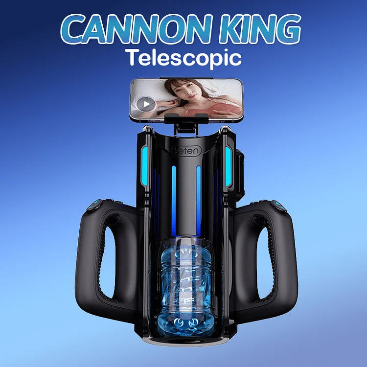 Leten Thrusting Cannon King Sex Toy for Men With Liner